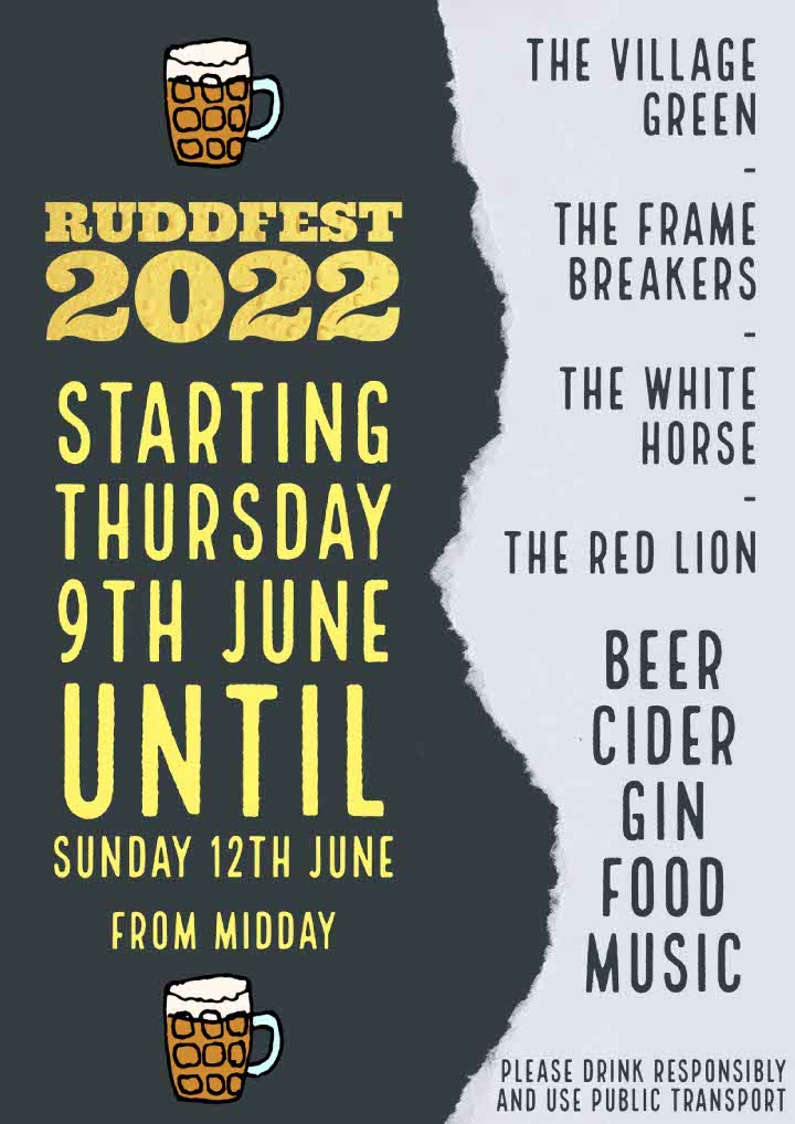 Ruddfest 2022 Poster